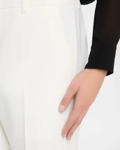 Givenchy Men's Wool and Mohair Straight-Leg Tailored Trousers | Thumbnail 4 Givenchy Men's Wool and Mohair Straight-Leg Tailored Trousers | Thumbnail 4