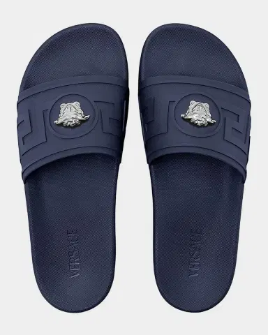 Versace Men's La Medusa Pool Slides | Thumbnail 2 Versace Men's La Medusa Pool Slides | Thumbnail 2