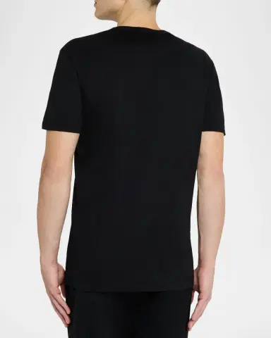 Dolce & Gabbana Men's Heraldic Patch Cotton T-Shirt | Thumbnail 2 Dolce & Gabbana Men's Heraldic Patch Cotton T-Shirt | Thumbnail 2
