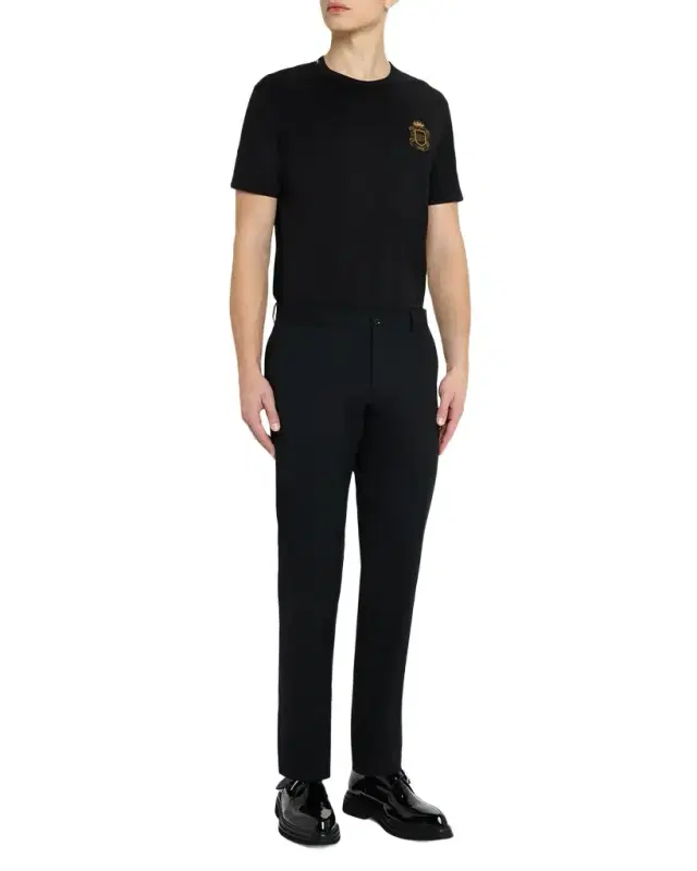 Men 's Heraldic Patch Cotton T-Shirt