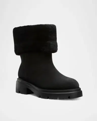 Stuart Weitzman Hudson Shearling-Lined Suede Booties | Thumbnail 5 Stuart Weitzman Hudson Shearling-Lined Suede Booties | Thumbnail 5