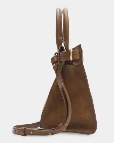 Burberry Cotswolds Small Suede Tote Bag | Thumbnail 2 Burberry Cotswolds Small Suede Tote Bag | Thumbnail 2