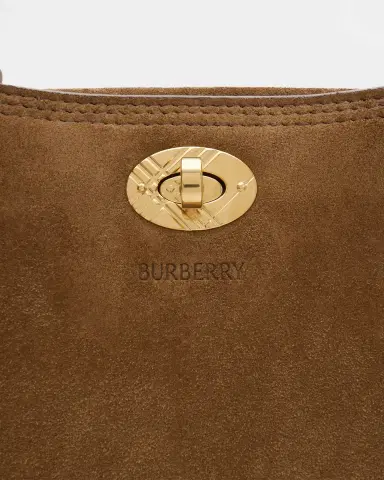 Burberry Cotswolds Small Suede Tote Bag | Thumbnail 5 Burberry Cotswolds Small Suede Tote Bag | Thumbnail 5