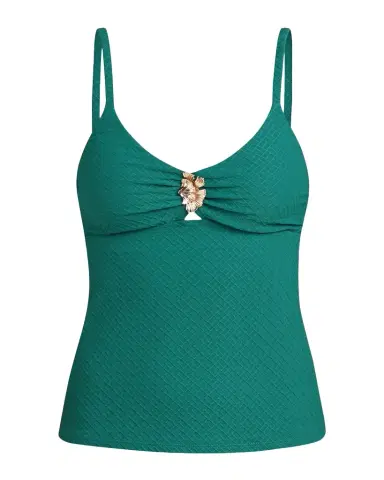 La Blanca Textured Tides Tankini Swim Top | Thumbnail 1 La Blanca Textured Tides Tankini Swim Top | Thumbnail 1