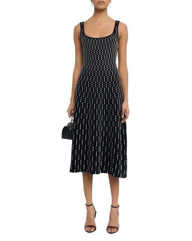 Ellison Pleated Midi Dress