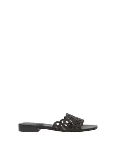 Simkhai McCall Laser-Cut Leather Sandals | Thumbnail 1 Simkhai McCall Laser-Cut Leather Sandals | Thumbnail 1