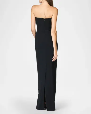 Sachin & Babi Marist Strapless Floral Applique Column Gown | Thumbnail 3