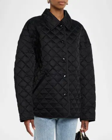 TOTEME Collared Quilted Jacket | Thumbnail 3