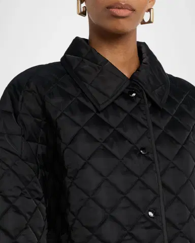 TOTEME Collared Quilted Jacket | Thumbnail 4