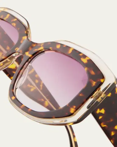 BARTON PERREIRA Crescendo 50.5mm Square Acetate Sunglasses | Thumbnail 4