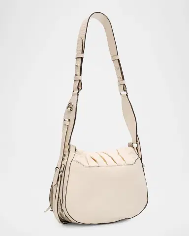 Isabel Marant Bolton Ruched Flap Leather Shoulder Bag | Thumbnail 2