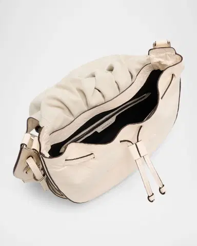 Isabel Marant Bolton Ruched Flap Leather Shoulder Bag | Thumbnail 3