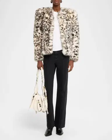 Isabel Marant Bolton Ruched Flap Leather Shoulder Bag | Thumbnail 4