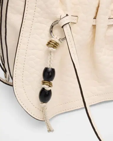 Isabel Marant Bolton Ruched Flap Leather Shoulder Bag | Thumbnail 5