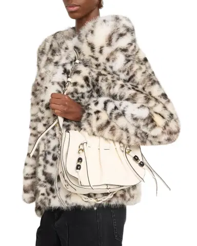 Isabel Marant Bolton Ruched Flap Leather Shoulder Bag | Thumbnail 1