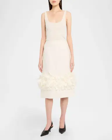 Toteme Petal Knee-Length Skirt | Thumbnail 2 Toteme Petal Knee-Length Skirt | Thumbnail 2