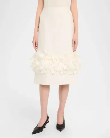 Toteme Petal Knee-Length Skirt | Thumbnail 4 Toteme Petal Knee-Length Skirt | Thumbnail 4