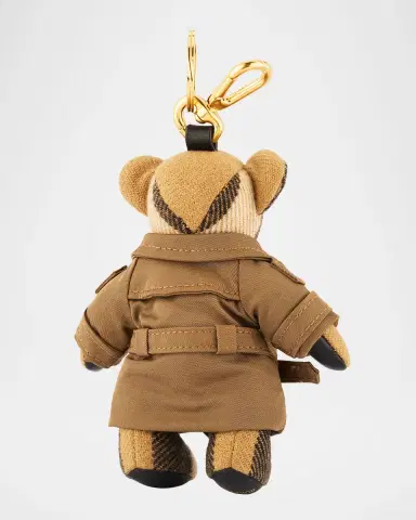 Burberry Thomas Check Cashmere Teddy Bear in Trench Coat Bag Charm | Thumbnail 2 Burberry Thomas Check Cashmere Teddy Bear in Trench Coat Bag Charm | Thumbnail 2