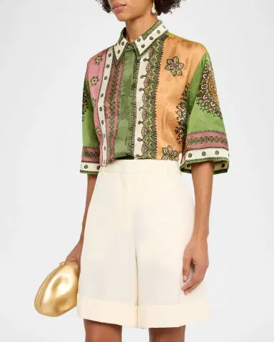 ALÉMAIS Contina Floral-Print Viscose Shirt | Thumbnail 3 ALÉMAIS Contina Floral-Print Viscose Shirt | Thumbnail 3
