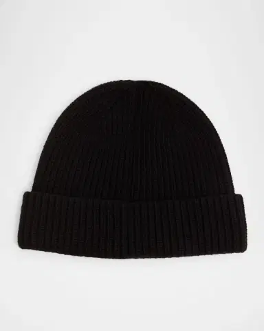 Amiri Men 's Logo-Studded Wool Beanie | Thumbnail 3