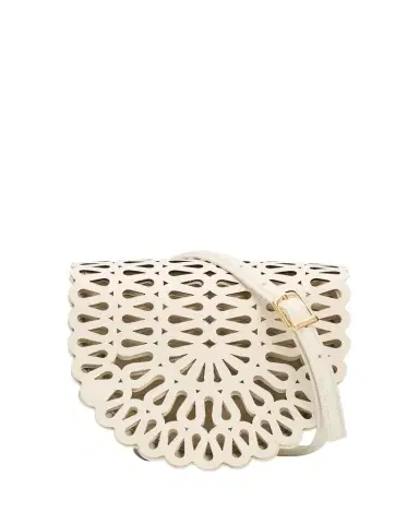 Simkhai McCall Laser Cutout Leather Crossbody Bag | Thumbnail 1 Simkhai McCall Laser Cutout Leather Crossbody Bag | Thumbnail 1