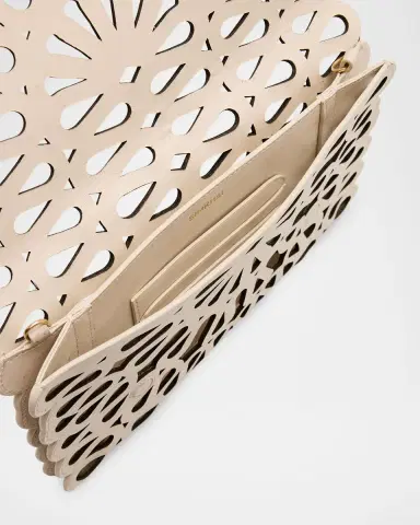 Simkhai McCall Laser Cutout Leather Clutch Bag | Thumbnail 14