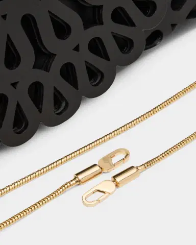 Simkhai McCall Laser Cutout Leather Clutch Bag | Thumbnail 6