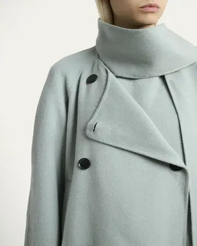 Proenza Schouler White Label Brisa Wool-Cashmere Scarf Coat | Thumbnail 5 Proenza Schouler White Label Brisa Wool-Cashmere Scarf Coat | Thumbnail 5