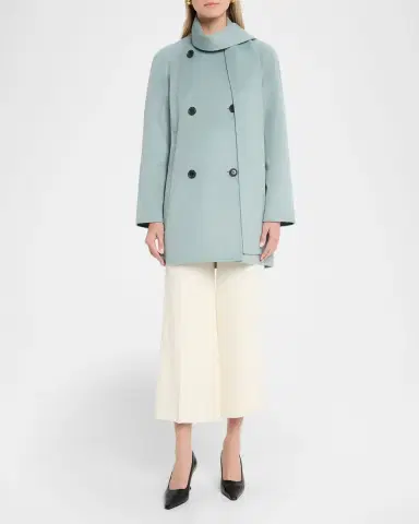 Proenza Schouler White Label Brisa Wool-Cashmere Scarf Coat | Thumbnail 6 Proenza Schouler White Label Brisa Wool-Cashmere Scarf Coat | Thumbnail 6