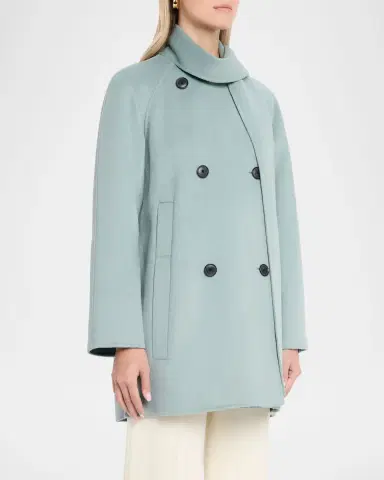 Proenza Schouler White Label Brisa Wool-Cashmere Scarf Coat | Thumbnail 8 Proenza Schouler White Label Brisa Wool-Cashmere Scarf Coat | Thumbnail 8