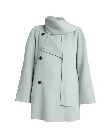 Proenza Schouler White Label Brisa Wool-Cashmere Scarf Coat | Thumbnail 1 Proenza Schouler White Label Brisa Wool-Cashmere Scarf Coat | Thumbnail 1