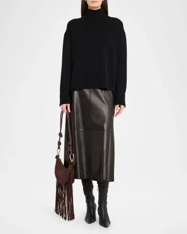 Simkhai Avery Fringed Suede Crescent Shoulder Bag | Thumbnail 9 Simkhai Avery Fringed Suede Crescent Shoulder Bag | Thumbnail 9