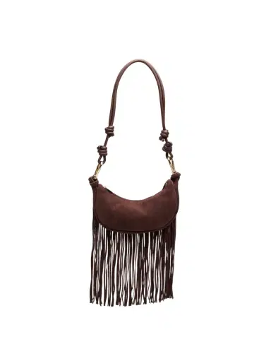 Simkhai Avery Fringed Suede Crescent Shoulder Bag | Thumbnail 1 Simkhai Avery Fringed Suede Crescent Shoulder Bag | Thumbnail 1