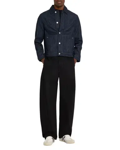 Scotch & Soda Men's Western Denim Trucker Jacket | Thumbnail 1 Scotch & Soda Men's Western Denim Trucker Jacket | Thumbnail 1