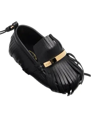 Tod's Fringed Leather Gommino Driving Shoe Bag Charm | Thumbnail 1