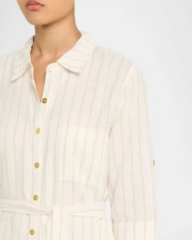La Blanca Delphine Coast Striped Midi Shirtdress | Thumbnail 4 La Blanca Delphine Coast Striped Midi Shirtdress | Thumbnail 4