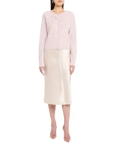 BERNADETTE Gilbert Embellished Crewneck Cardigan | Thumbnail 1