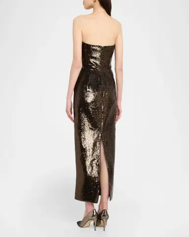 Roland Mouret Twist Drape Sequined Ankle Dress | Thumbnail 2 Roland Mouret Twist Drape Sequined Ankle Dress | Thumbnail 2