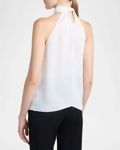 Tom Ford Silk Georgette Neck-Scarf Halter Top | Thumbnail 2 Tom Ford Silk Georgette Neck-Scarf Halter Top | Thumbnail 2