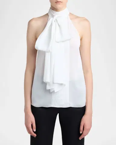 Tom Ford Silk Georgette Neck-Scarf Halter Top | Thumbnail 3 Tom Ford Silk Georgette Neck-Scarf Halter Top | Thumbnail 3