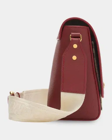 Burberry Note Leather & Check Crossbody Bag | Thumbnail 6 Burberry Note Leather & Check Crossbody Bag | Thumbnail 6