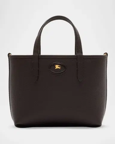 Burberry Mini Reversible Check & Leather Tote Bag | Thumbnail 6 Burberry Mini Reversible Check & Leather Tote Bag | Thumbnail 6