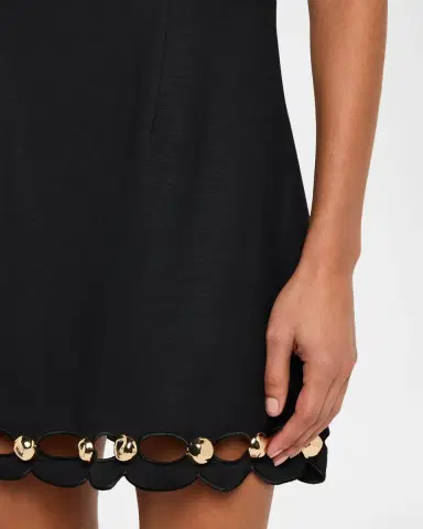 Simkhai Lindley Linen-Blend Sleeveless Mini Dress | Thumbnail 4