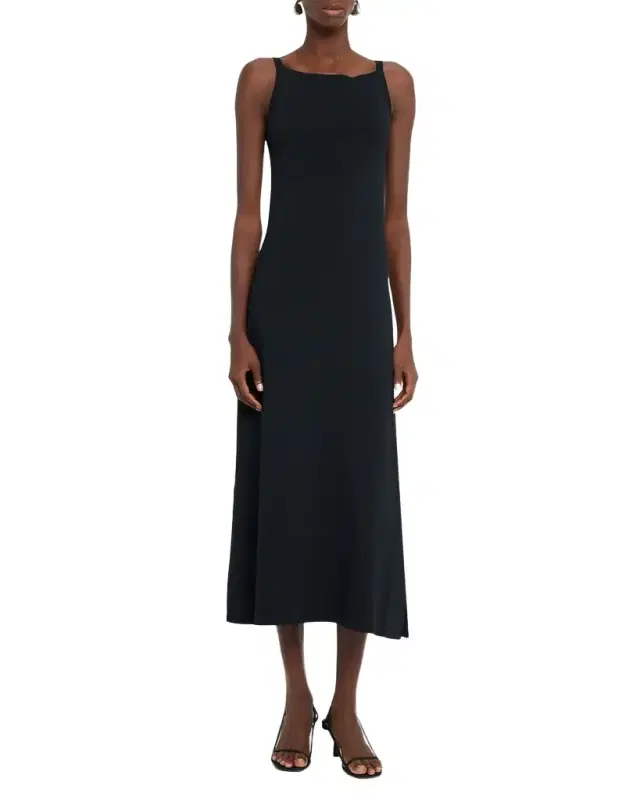 Sleeveless Square-Neck Knit idi Dress