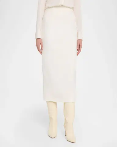 Roland Mouret Crepe Midi Skirt | Thumbnail 3