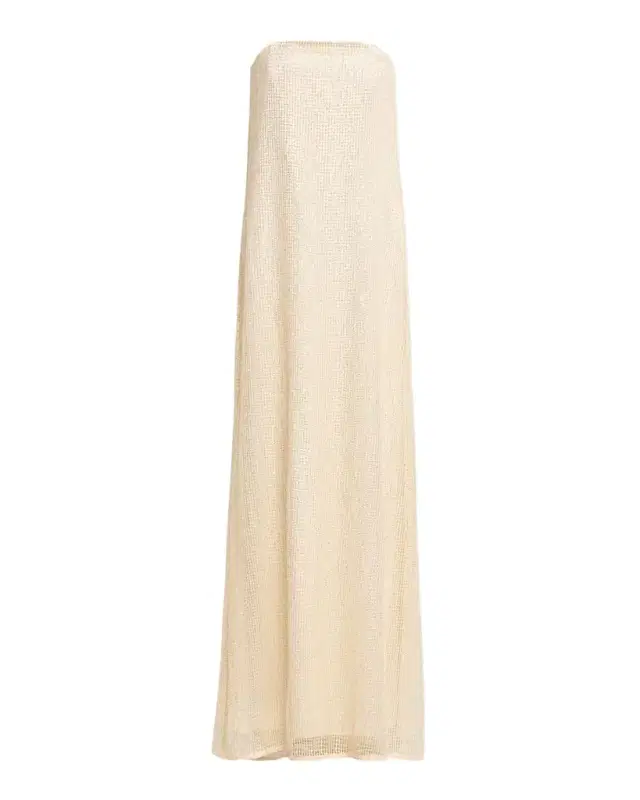 Carolyns Embellished Strapless Gown