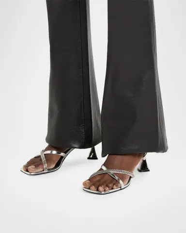 Stella McCartney 65mm Elsa Metallic Sandals | Thumbnail 6 Stella McCartney 65mm Elsa Metallic Sandals | Thumbnail 6