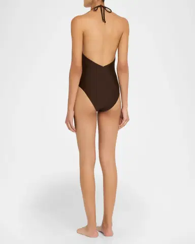 Ramy Brook Nia Cutout Halter One-Piece Swimsuit | Thumbnail 2 Ramy Brook Nia Cutout Halter One-Piece Swimsuit | Thumbnail 2