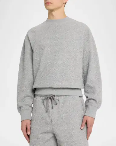AMIRI Men's MA Quad Jacquard Crewneck Sweatshirt | Thumbnail 3 AMIRI Men's MA Quad Jacquard Crewneck Sweatshirt | Thumbnail 3