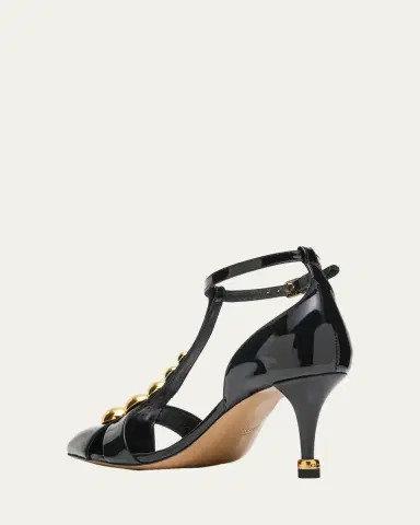 Chloé 70mm Cleia Studded Patent Leather Pumps | Thumbnail 2 Chloé 70mm Cleia Studded Patent Leather Pumps | Thumbnail 2